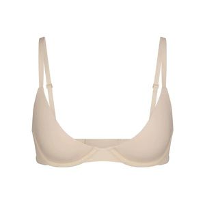 SKIMS 34C Fits Everybody Plunge Bra | Sand